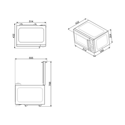 ��������������� ������������� ���� Smeg MOE25B