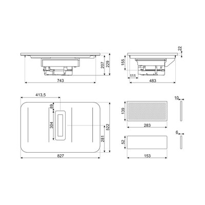 ������������ ������������ �������� ������ Smeg HHSL7844MB