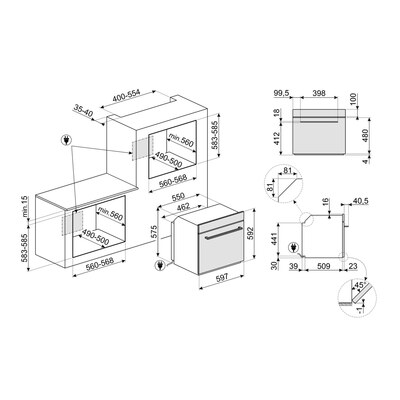 ������������ ������������� ������� ���� � ����� Smeg SOP6204S2PB