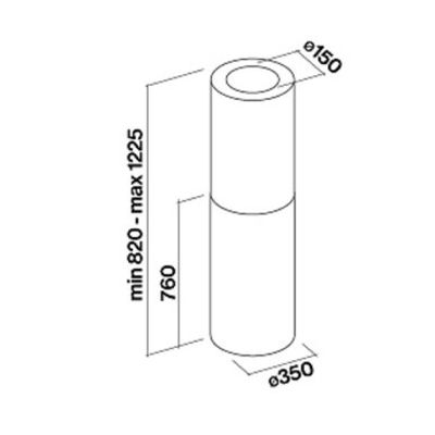 ��������� �������� ������� Falmec POLAR 35 ISOLA X inox, ������� CPOI90E8P2ZZZI491F � ���� 4