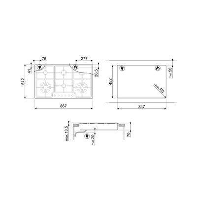 ������������ ������� �������� ������ Smeg PGF962