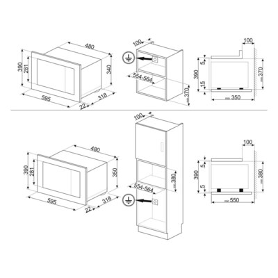 ������������ ������������� ���� ��� Smeg FMI320X2