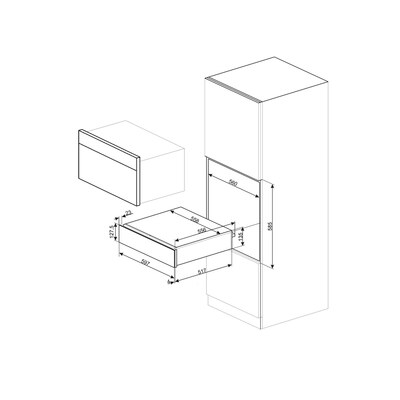������������ ���� ��� ��������� ������ Smeg CPRT615NR