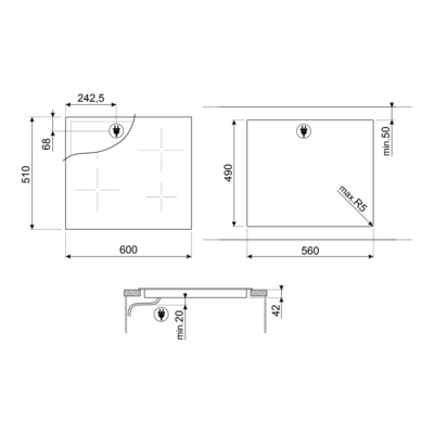 ������������ ������������� �������� ������ Smeg SE263TD2 � ���� 6