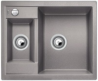 Гранитная мойка Blanco Metra 6-F алюметаллик