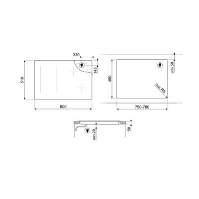 ������������ ������������ �������� ������ Smeg SIM1864DG