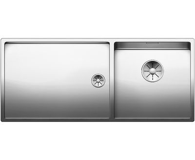 Мойка для кухни из нержавеющей стали Blanco Claron 400/550-T-IF с чашей справа