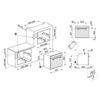 ������������ ������������� ������� ���� Smeg SF67C1PO