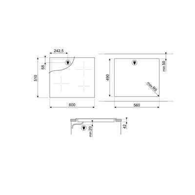 ������������ ������������� �������� ������ Smeg SE264TD2