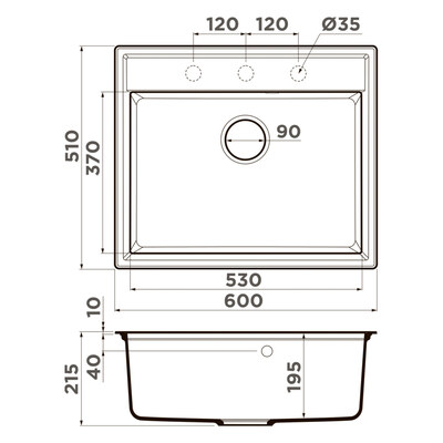 ��������� ����� ��� ����� Omoikiri Daisen 60 ES