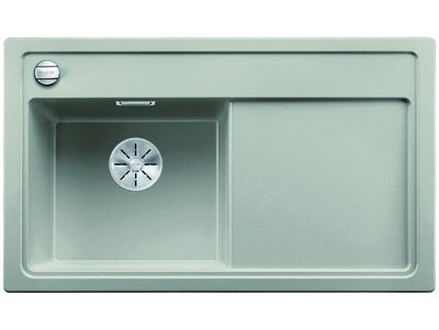 Гранитная мойка Blanco Zenar 45 S жемчужный с чашей слева