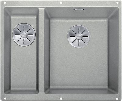 Гранитная мойка Blanco Subline 340/160-U жемчужный с чашей справа