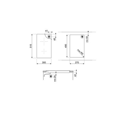 ������������ ������������� �������� ������ Smeg SE232TD2