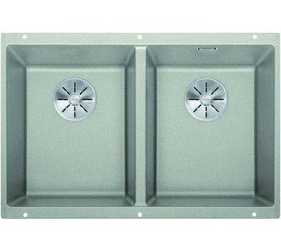 Гранитная мойка Blanco Subline 350/350-U жемчужный