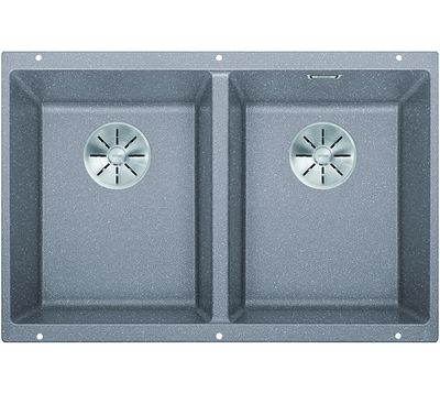 Гранитная мойка Blanco Subline 350/350-U алюметаллик